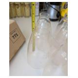 Set of Floral Glass Lamp Shades