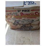 Vintage 27-Piece Anchor Hocking Glass Punch Bowl Set