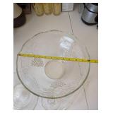 Vintage 27-Piece Anchor Hocking Glass Punch Bowl Set