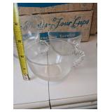 Vintage Homestead Snack Set - 4 Plates & 4 Cups in Original Boxes