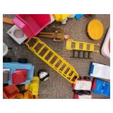 Collection of Vintage Fisher Price Toys and Accessories