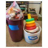 Collection of Vintage Fisher Price Toys and Accessories