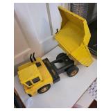 Vintage Tonka Metal Dump Truck and Forklift Toy Set