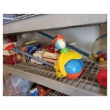 Collection of Vintage Fisher-Price Toys Including Pull and Play Sets