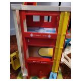 Vintage Fisher Price Play Family Airport and Accessories