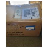 Christmas Wooden Advent Calendar Cabinet with Glass Ornaments