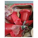 Vintage Assorted Christmas Light Bulbs and Vintage Twinkling 3 Bell Cluster Set