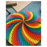 Collection of Vintage Accordion Paper Decorations including German Foil