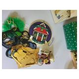 Assorted Vintage Holiday Decorations Inclusive of Christmas and Halloween