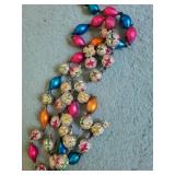 Collection of Vintage Glass Christmas Beads and Garlands