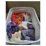 Collection of Vintage Scarves and Fabric Wraps