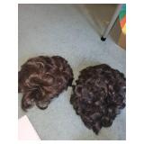 Collection of 3 Hairpieces with Accessories and Styrofoam Head