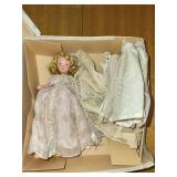 Vintage Nancy Ann Storybook Bisque Doll with Extra Outfits