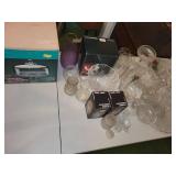 TAKE WHAT YOU WANT! Assorted Collection of Glassware and Crystal Vases