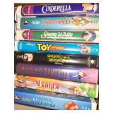 Collection of 17 Disney and Classic VHS Tapes