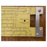 Vintage 2 Vintage Fishing Reels and Pickett & Eckel Slide Rule Model 800 with Red Case