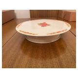 Vintage Swiss Musical Happy Birthday Cake Plate with Original Box