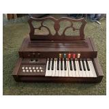 Vintage GR8 Orgatron Electronic Chord Organ with Music Book