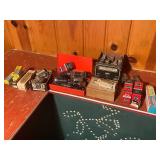 Vintage Collection of Various Electronic Tubes and Sonar Tuner