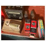 Vintage Collection of Various Electronic Tubes and Sonar Tuner