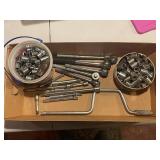 Assorted Socket Wrenches and Socket Sets