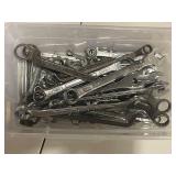 Collection of Assorted Combination and Box Wrenches