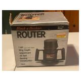 Black & Decker 7604 Router 1 HP with Ring Depth Adjustment