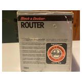 Black & Decker 7604 Router 1 HP with Ring Depth Adjustment