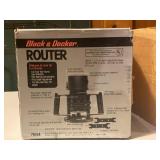 Black & Decker 7604 Router 1 HP with Ring Depth Adjustment