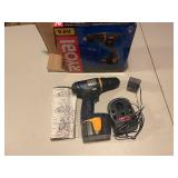 Ryobi 9.6V Cordless Drill Kit with Charger and Manual