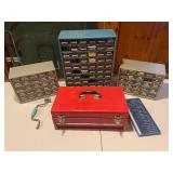Assorted Tool Set with Storage Cabinets and Accessories