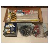 Lot of Home Improvement Items Including Motion Detector Light and Seal Covers