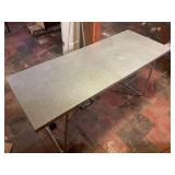 Vintage All-Aluminum Folding Table by All-Luminum Prod. Inc.