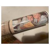 Collection of Vintage Wallpaper Rolls with Various Patterns