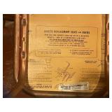 Pair of Vintage Dinette Chairs with Replacement Seats and Backs