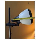 Adjustable Dual Head Floor Lamp with White Shades