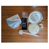 Mixed Home Grooming and Cleaning Set with Mirror Light and Accessories