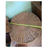 Collection of Wicker Baskets and Plush Toys