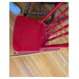 Set of 2 Wooden Chairs - Adult Windsor Rocking Chair and Child Size