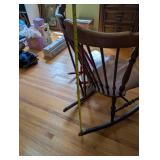 Set of 2 Wooden Chairs - Adult Windsor Rocking Chair and Child Size