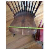 Set of 2 Wooden Chairs - Adult Windsor Rocking Chair and Child Size