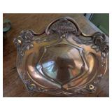 Vintage Metal Globe and Ornate Hancock Jewelry Box Duo