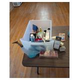 Collection of Vintage Perfume Bottles and Chanel Items