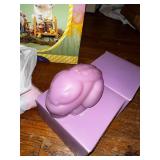 Set of Spring Decor: Water Globes, Rabbit Figurines, Eggs, Candle