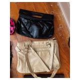 Collection of 9 Assorted Handbags and Clutches