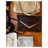 Collection of 9 Assorted Handbags and Clutches