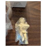 Set of 6 Starcrest Pot Sitters and AngelStar Floral Angels Figurines