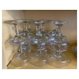 Assorted Kitchenware Lot Including Glassware and Serving Trays