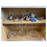 Collection of Vintage Glassware and Kitchen Items