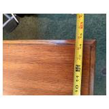 Set of 3 Nesting Tables with Turned Legs in Oak Finish